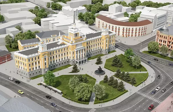 Reconstruction of an Administrative Building into a Hotel Complex