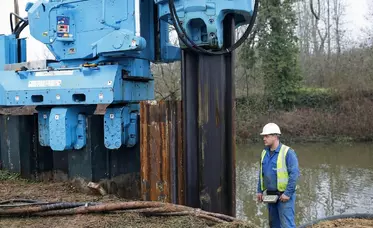Static Pressing of Larsen Sheet Piles