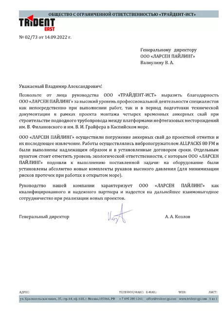 Отзыв